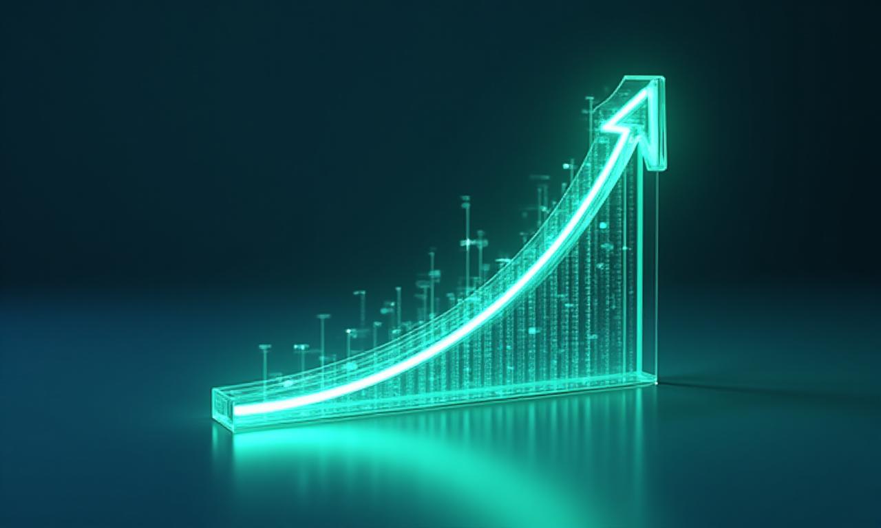 Data visualization showing the accelerating pace of industry disruption