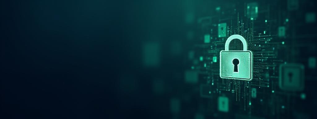 Abstract representation of data security and privacy